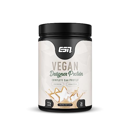 ESN Vegan Designer Whey Dose 910g je Packung Geschmack Cinnamon Star EiweiÃŸ Zimt Protein Pulver NahrungsergÃ¤nzungsmittel