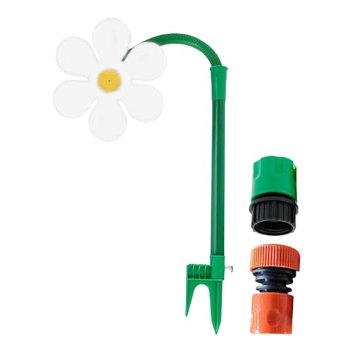 Round Sprinkler 360 with Floor Spikes Spritzblume Gartensprinkler Für Kinder - Spritzblume Für Gartenschlauch Dancing Daisy Garden Bewässerungsgerät Blumensprüher Wassersprinkler Für Hunde