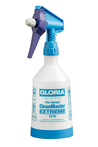  Feinsprüher CleanMaster EXTREME EX 05 Sprühflasche zur Reinigung Desinfektion Kompakter 0 5 L Handsprüher Mittel pH Wert 4 11 Ölfest Blau
