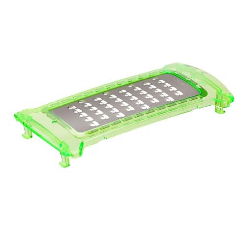 Genius Nicer Dicer Plus Reib-Einsatz Reibe grob inkl. Schutzabdeckung Zubehör Ersatzteile - kompatibel mit Nicer Dicer Plus - Käsereibe Gemüsereibe für Käse Schokolade Obst