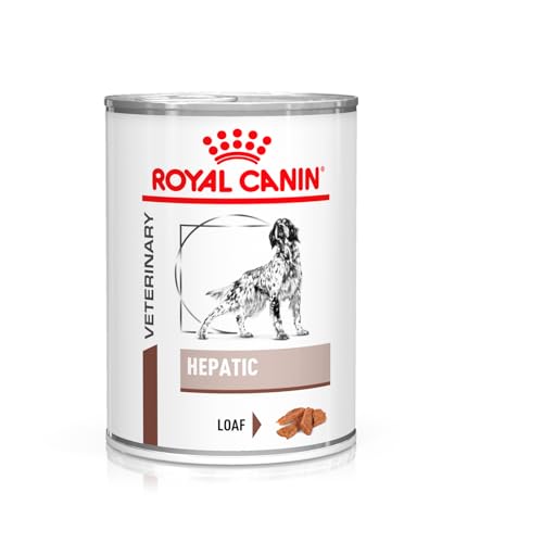 Royal Canin Veterinary HEPATIC Mousse 12 x 420 g Diät-Alleinfuttermittel für ausgewachsene Hunde Kann dabei helfen die Leberfunktion bei chronischer Leberinsuffizienz zu unterstützen