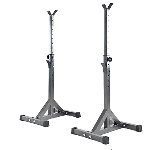 Heimfitness Squat Rack Bank verstellbarer Langhantel Gymnastikbank Heimfitness Pressbank Hanteln für Gewichte