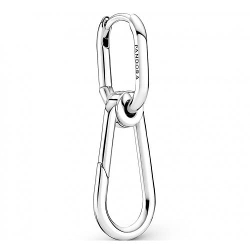 Pandora ME Creolen Link-Ohrring aus Sterling-Silber Kompatibel mit Pandora ME Armbänder Höhe 33 6mm 299664C00
