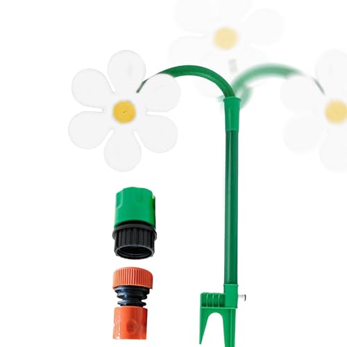 Crazy Daisy Sprinkler - 360 Grad Wasserblume Für Garten Kinder Sprinkler Für Blumen Blume Rasensprinkler Bewässerung Sprenger Bewässerungssprinkler Für Die Gartenbewässerung Spielender Kinder