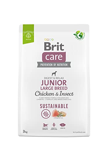  Sustainable Junior Large Breed Chicken Insect   dry food   3 kg