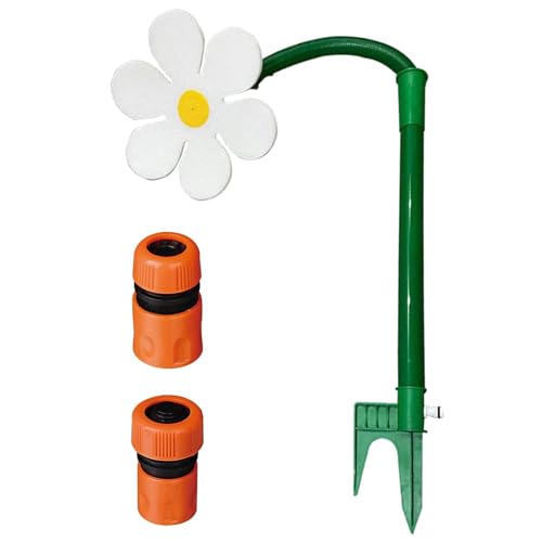 Aizuoni Rasensprenger Kinder Wasserblume Für Garten Kinder Tanzende Blume Spritzblume Garten Blumenförmiger Rasensprinkler 720 Grad Drehbarer Oszillierender Sprinkler Garten-Rasenwassersprinkler