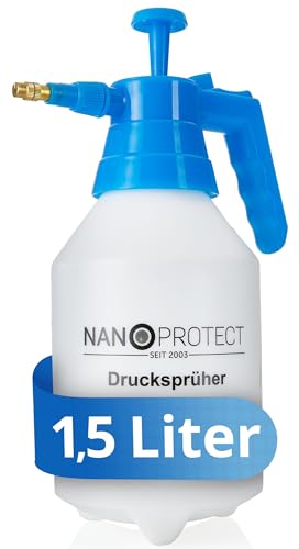 Nanoprotect Handsprüher 1 5 Literüher mit Verstellbarer Messingdüse Pumpsprüher Gartenspritze