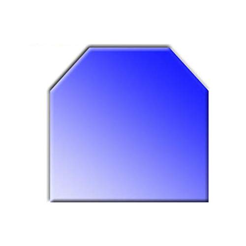 Glasbodenplatte für Kaminöfen Sechseck 1000x1200 6mm