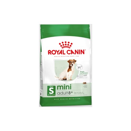 Royal Canin Mini Adult 8 800 g Alleinfuttermittel für ältere Hunde kleiner Rassen Ab dem 8. Lebensjahr Abgestimmter Energiegehalt und angepasste Krokettengröße