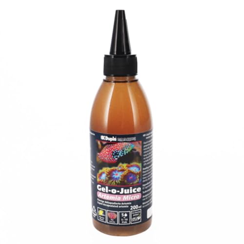 Dupla Marin Gel-o-Juice Artemia Micro 200 ml - Flüssigfutter für Aquarienfische Ideal auch für die Aufzucht von Jungfischen