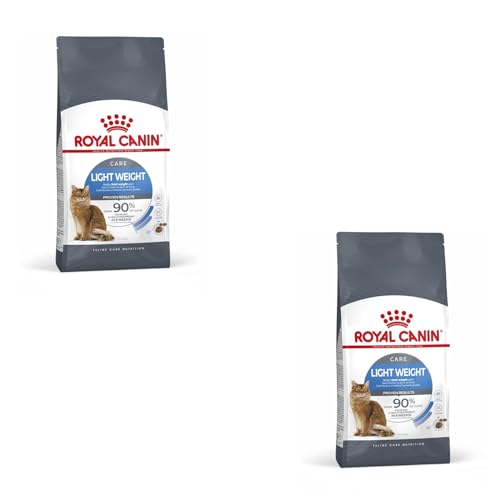 ROYAL CANIN Light Weight Care Doppelpack 2 x 400 g Trockenfutter für Katzen Zur Unterstützung übergewichtiger Katzen Enthält Eisen Mangan und Zink Gewichtskontrolle