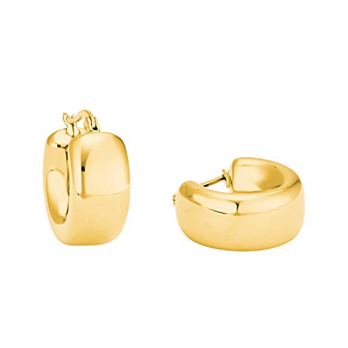 s.Oliver Creolen Edelstahl Damen Ohrschmuck 2 cm Gold Kommt in Schmuck Geschenk Box 2028470