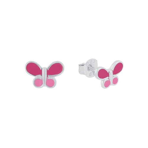 Prinzessin Lillifee Ohrstecker 925 Sterling Silber Mädchen Kinder Ohrschmuck 0 6 cm Silber Schmetterling Kommt in Schmuck Geschenk Box 2037947