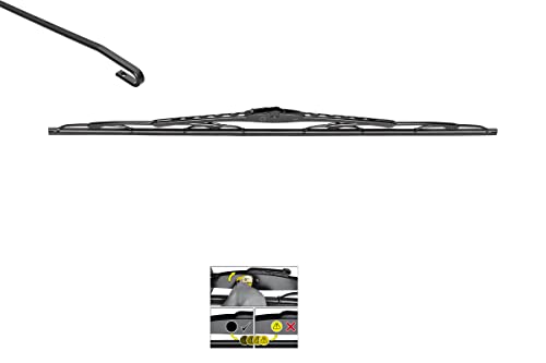 VALEO Silencio Wischer - VM24 - Ganzjahres-Wischer langlebig und widerstandsfähig für konventionelle Windschutzscheibenwischer 475mm - Vorne - Beinhaltet 1 Wischblatt - 574149