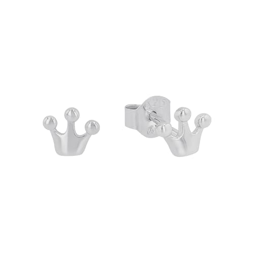 Prinzessin Lillifee Ohrstecker 925 Sterling Silber Mädchen Kinder Ohrschmuck 0 5 cm Silber Krone Kommt in Schmuck Geschenk Box 2037931