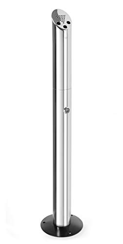 HENDI 440223 Säulenmodell robustes Design befestigung am Boden freistehend Obere Teile mit einem Schlüssel zu öffnen Standfuss 170 Säule 80x H 920mm 18 8