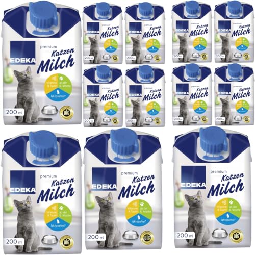 EDEKA Katzenmilch Milch 200 mililiter X 12 STÜCK