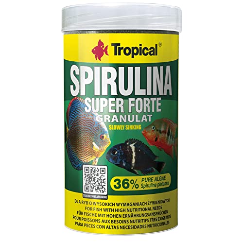 Tropical Super Spirulina Forte Granulatfutter mit 36% Spirulina Platensis Anteil 1er Pack 1 x 250 ml