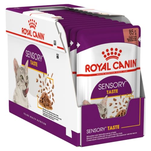 Royal Canin Sensory Taste Nassfutter in Soße für wählerische Katzen 12 x 85 g