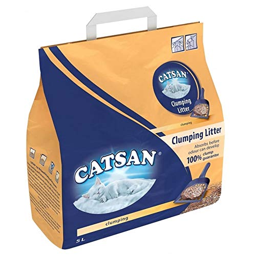 Pet Supplies Catsan Katzenstreu klumpend saugfähig geruchsfrei 5 Liter 1 Pack