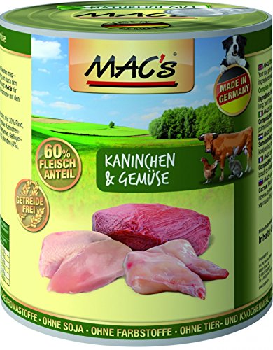 MAC s Dog mit Kaninchen Rind Gemüse 6 x 800 g