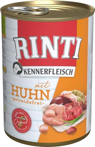 Rinti Hundenassfutter Kennerfleisch mit Huhn 6x400g