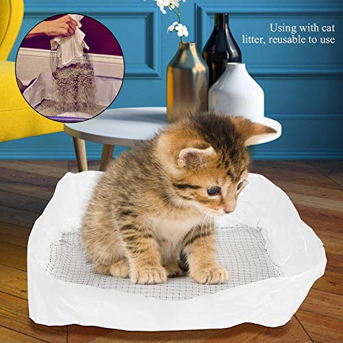10 Teile satz Katzentoilette Liner Tray Wiederverwendbare Starke Pet Lifter Sifter Tasche Flexibel Unsere Katzentoilette Ist für eine Dimension Geeignet die die Entscheidende