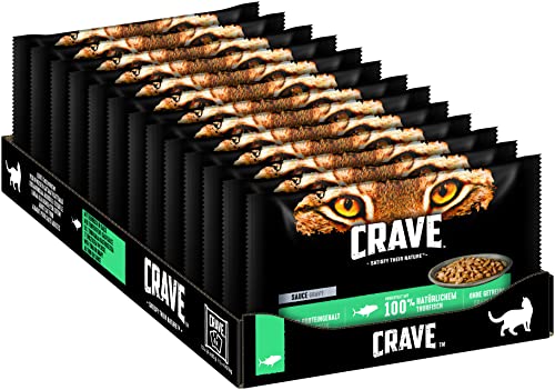 CRAVE Katze Portionsbeutel Multipack Sauce Thunfisch 13x 4x85g