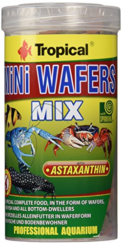 Tropical Mini Wafers Mix Mini Chips Bodenfressende Zierfische 1er Pack 1x 250 ml