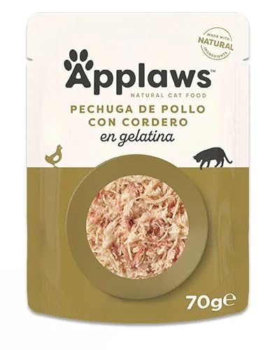 Applaws - Nassfutter für Katzen Cat Jelly Pouch Chicken and Lamm 70 g