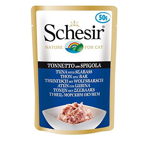 Schesir Cat Thunfisch m Wolfsbarsch 30x50g Katzenf