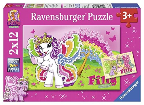 Ravensburger 07577 Prinzessin Scarlet und Freunde 2x 12 Puzzle