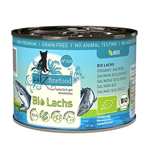 Catz finefood Dose Bio No. 513 Lachs 200g Menge 6 je Bestelleinheit