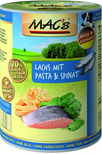 MAC s Dog mit Lachs Rind Spinat 6 x 400 g