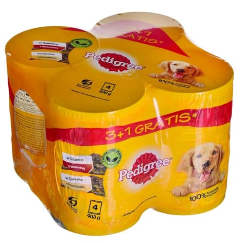 Pedigree Nassfutter Huhn Rindfleisch 4 x 400 g