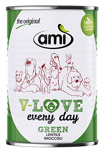 AM Veganes Nassfutter für Hunde V-Love Green 12er Pack 12 x 400 Grams