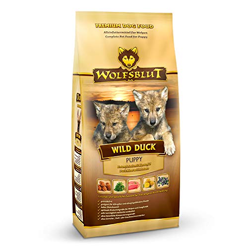 Wolfsblut - Wild Duck Puppy - 15 kg - Ente - Trockenfutter - Hundefutter - Getreidefrei