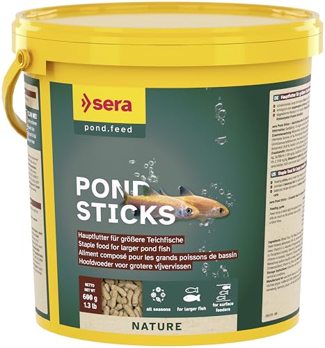 sera Pond Granulat Nature 3 8 Ltr. 600 g - Das Granulatfutter für größere Teichfische