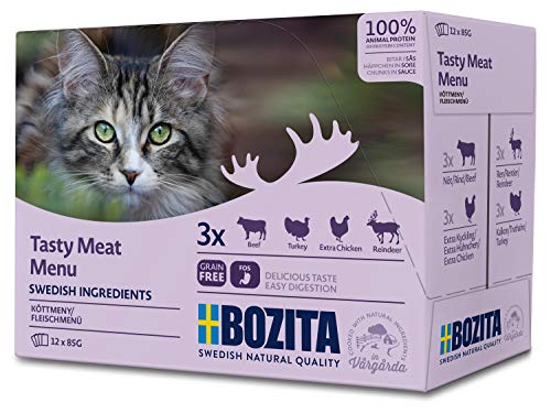 Bozita Katze Portionsbeutel Multibox Fleisch-Menü 12x85g demnächst verfügbar