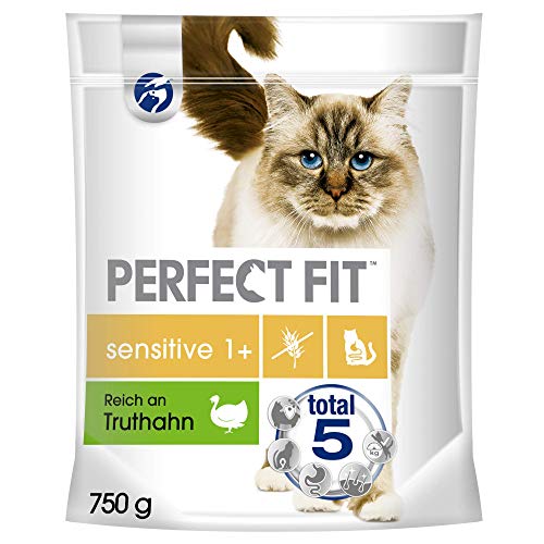  Katzenfutter Sensitive ohne Weizen und Soja optimale Verdauung 1 Truthahn 1 Beutel 1x 750g