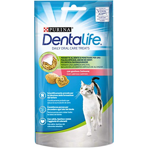 Purina Dentalife Snack Katzen Lachs 8 Packungen 40 g