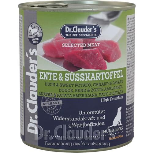 Dr. Clauder s Selected Meat - ImmunPlus - Ente Süßkartoffel 6 x 800 g