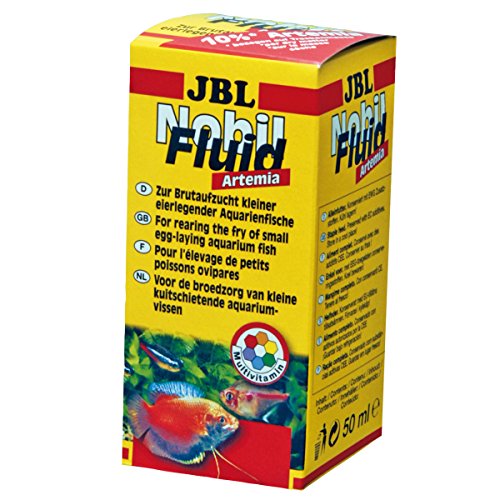 JBL NobilFluid 30881 Aufzuchtfutter Jungfische eierlegender Aquarienfische Fluid 50 ml