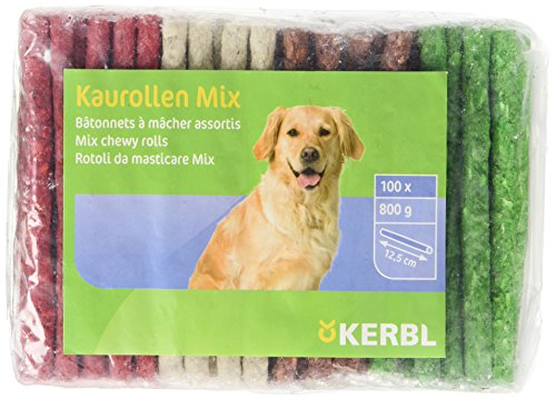 Kerbl Kaurollen Mix 9-10mm 12.5cm 100er Pack 1er Pack 1 x 1 kg