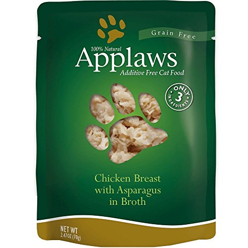 Applaws Chicken and Asparagus Pouch Canned Cat Food 2.4oz by Applaws