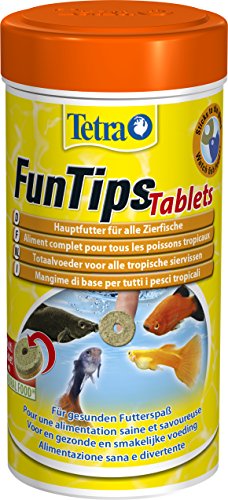  FunTips Tablets   an der Aquarium Scheibe haftende Futtertabletten optimal zum Beobachten der Fische geeignetes 300 Tabletten