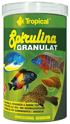 Tropical Spirulina Granulat Pflanzliches Granulatfutter mit Spirulina 1er Pack 1 x 1 l