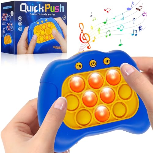 Puzzle Pop-It Spiel 2024 Neu Quick Push Pop-It Dekompressionsdurchbruch-Puzzle-Spielmaschine Elektronischer Whack Mole Spiel Pop-It Pro Light Up Game Pop It Fidget Spielzeug