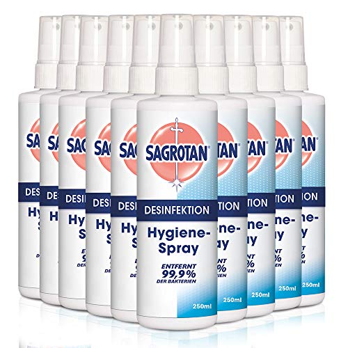 Sagrotan Hygiene Pumpspray antibakterielles Desinfektionsmittel 250ml 10 x 250ml
