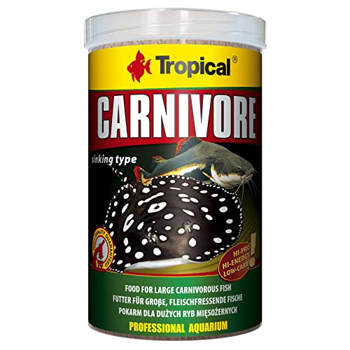 Tropical Carnivore - Futter für große fleischfressende Fische Rochen Raubwelse 1er Pack 1 x 1 l